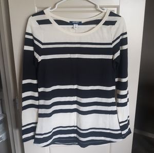 Black & White Striped Longsleeve